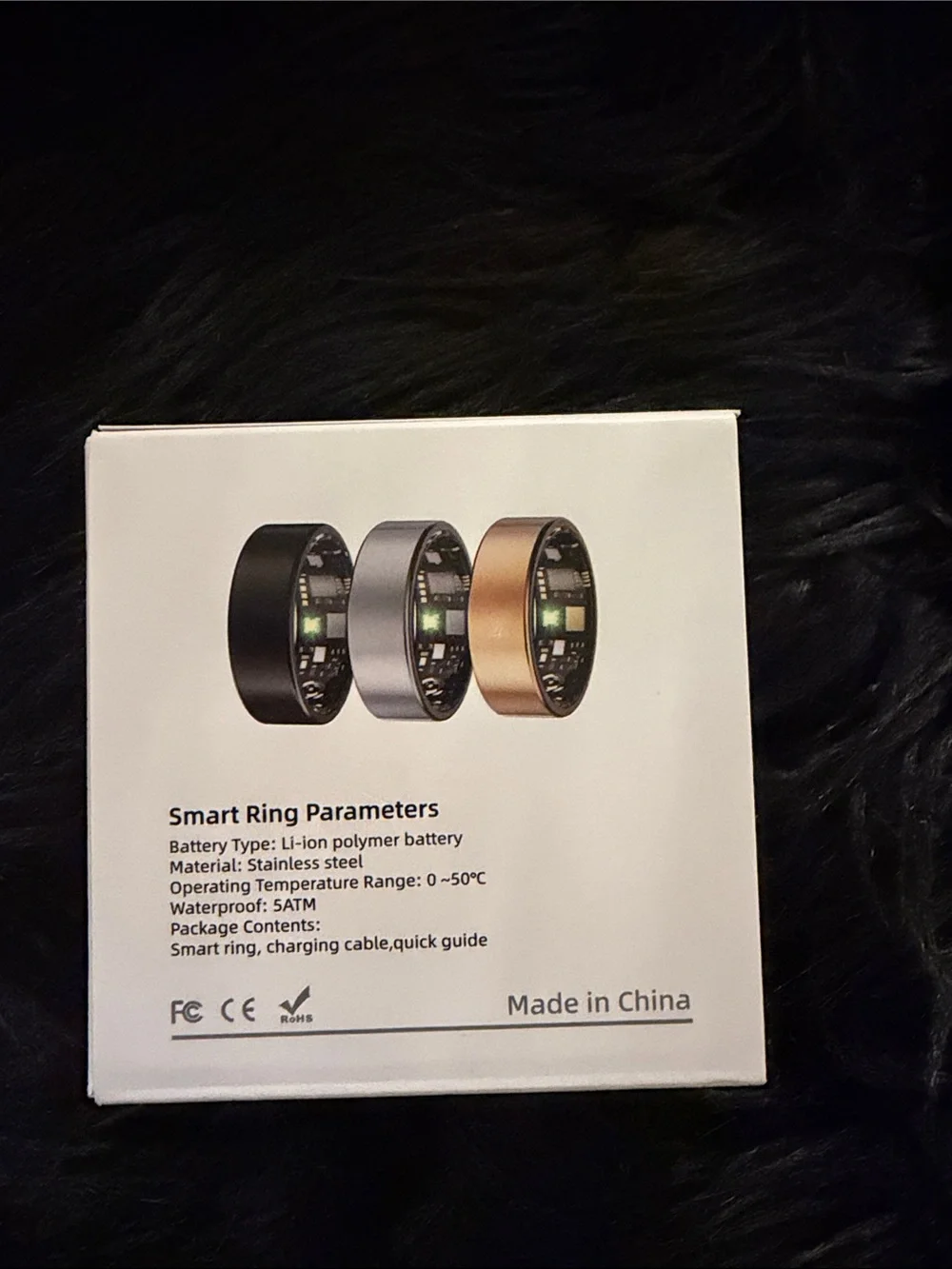 Smart Ring Accessory Kit — Pink, Black, White